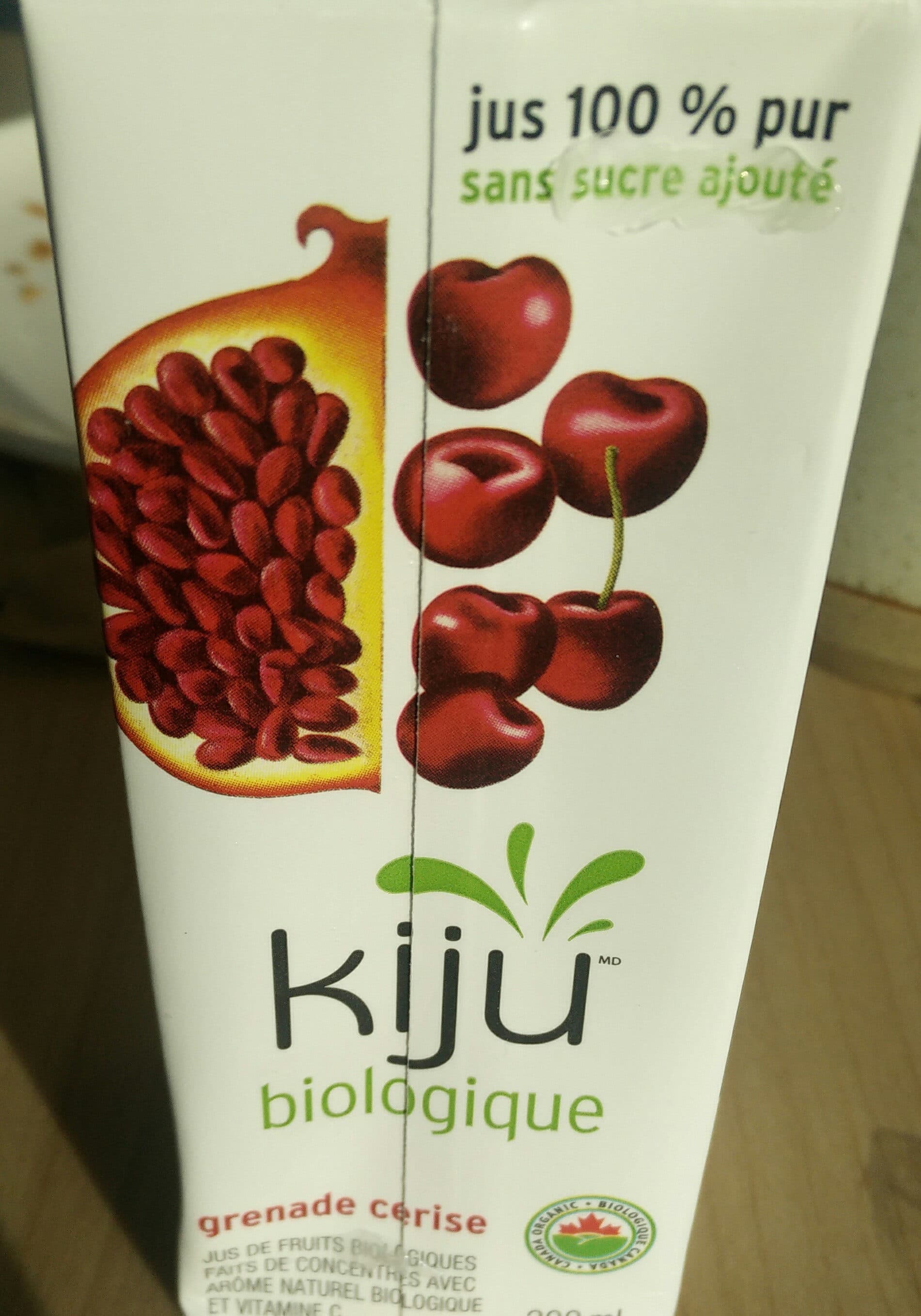 Kiju Organic Pomegranate Cherry Juice packshot
