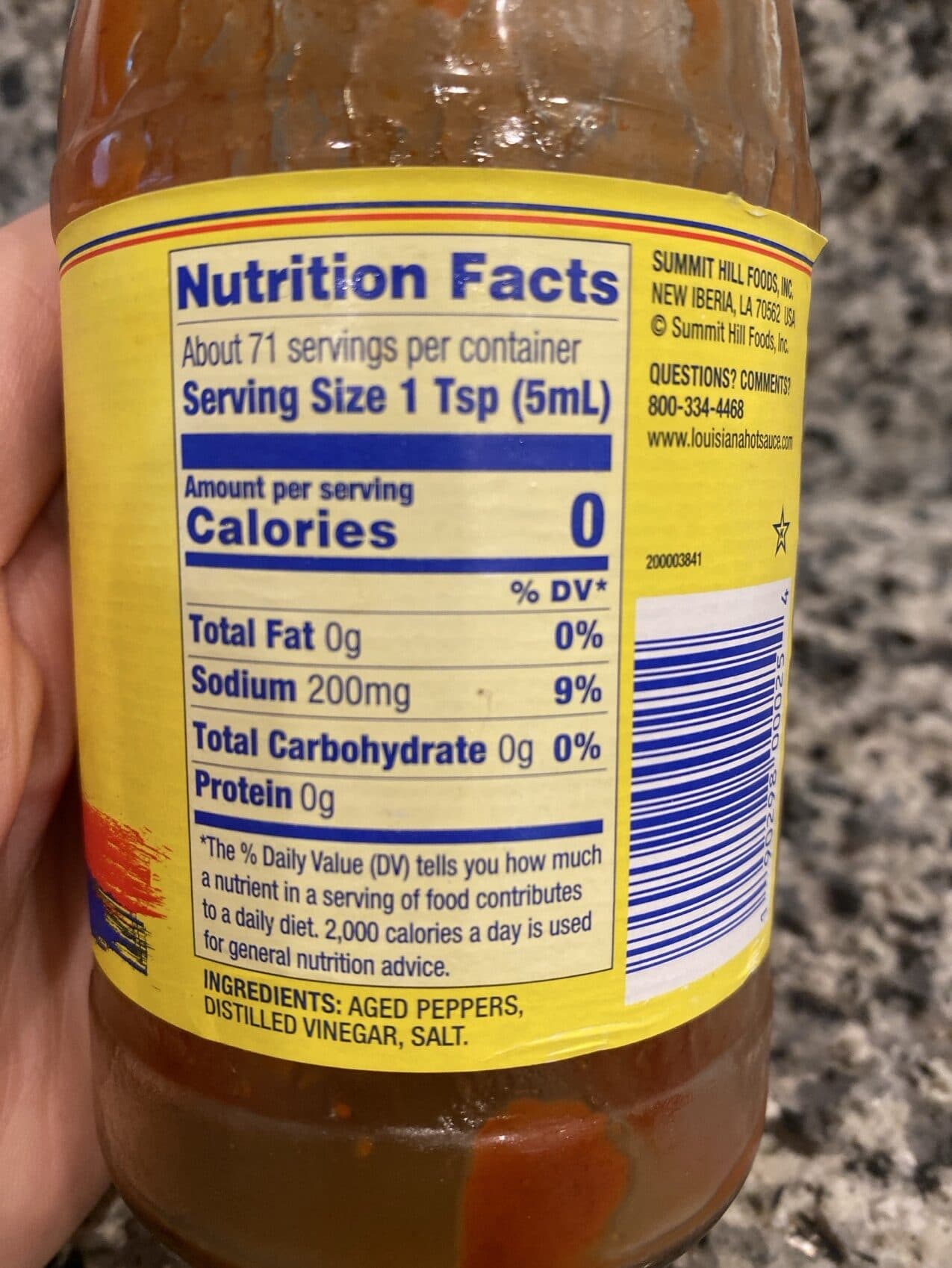 Southeastern Mills Inc. Louisiana sauce hot packshot