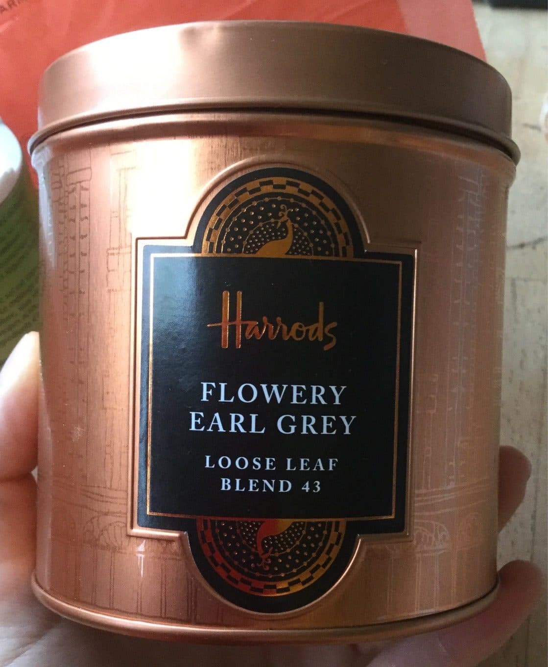 Harrods Flowery earl grey packshot