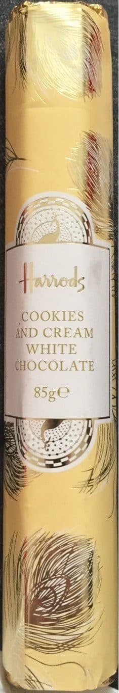 Harrods Cookies and cream white chocolate packshot
