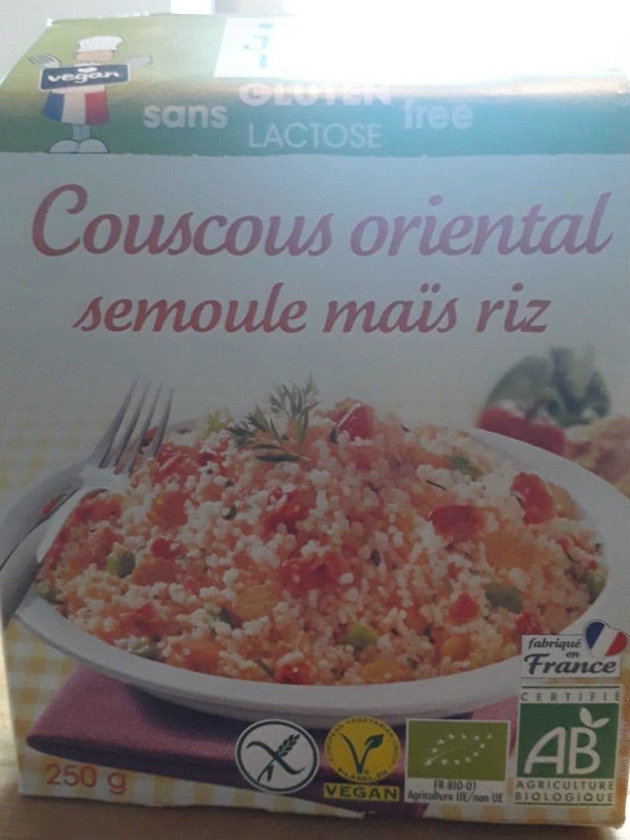 Open Food Facts Couscous oriental semoule maïs riz packshot