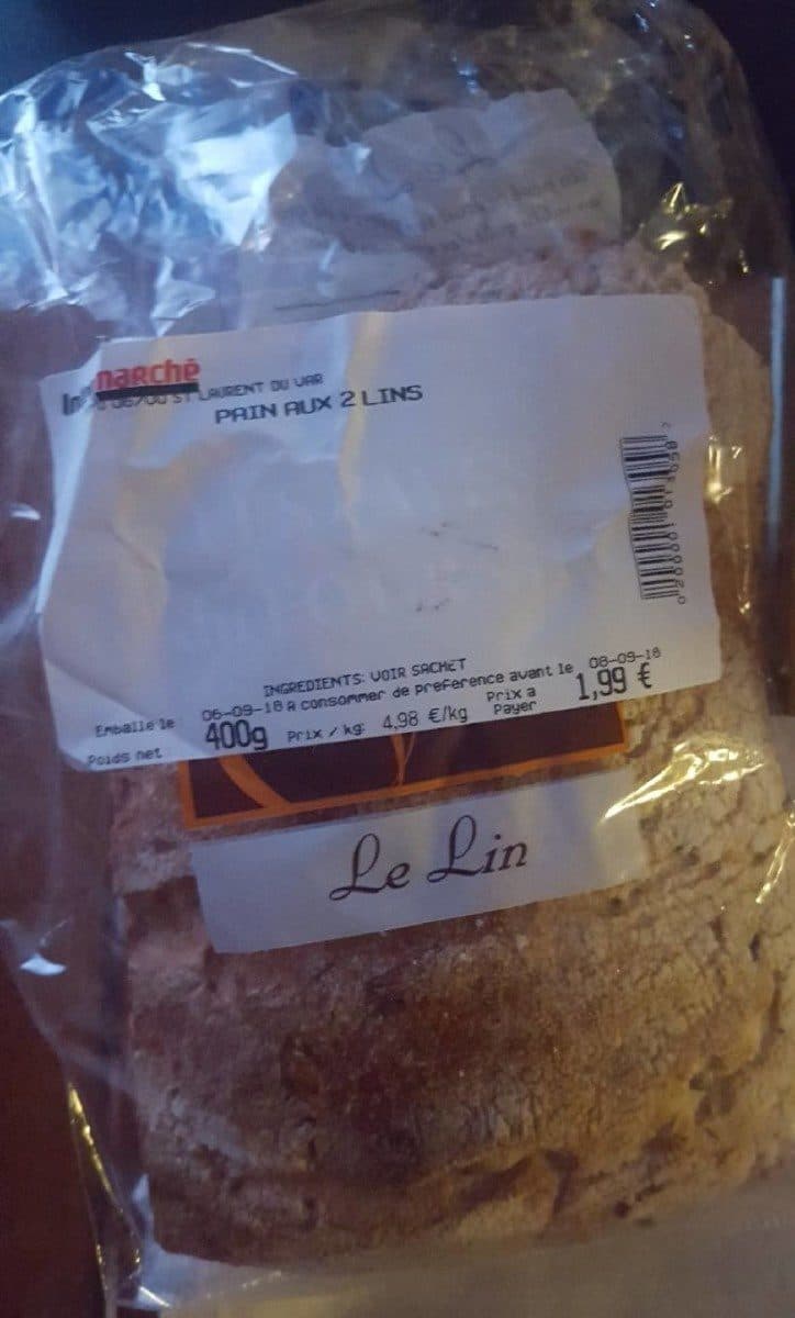 Open Food Facts Pain aux 2 lins packshot