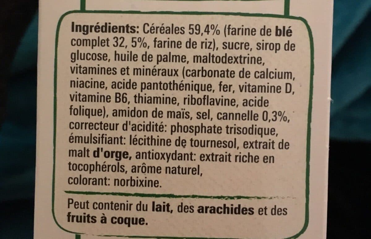 Open Food Facts Céréales CINI MINIS packshot