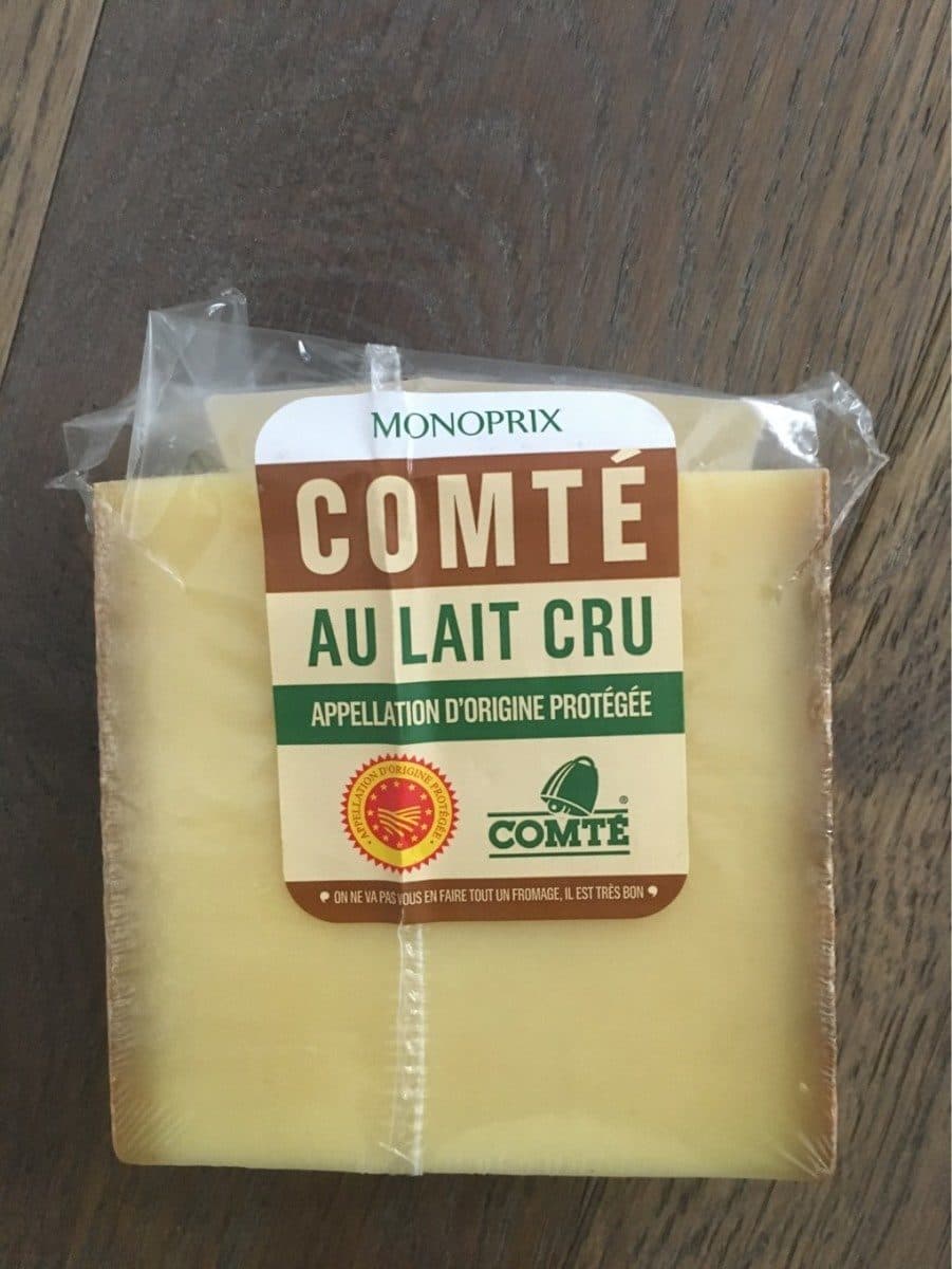 Monoprix Comté au lait cru packshot