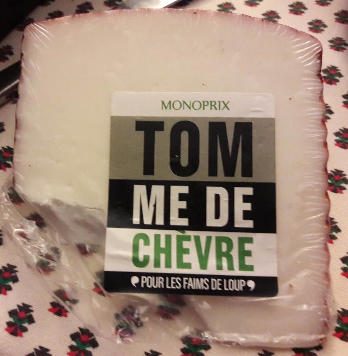 Monoprix Tomme de chèvre packshot