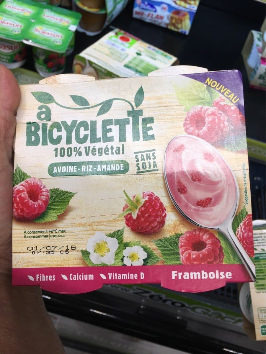 Open Food Facts Yaourt vegetal framboise packshot