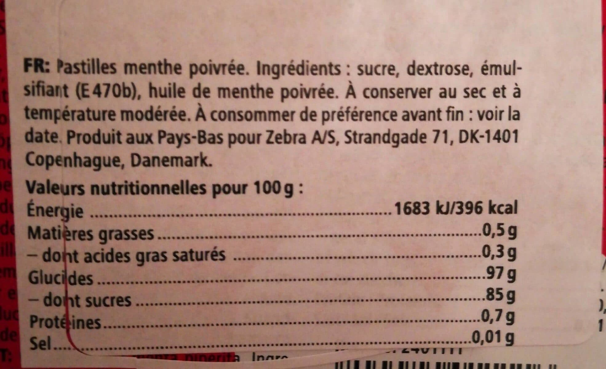 Flying Tiger Pastilles menthe poivrée packshot