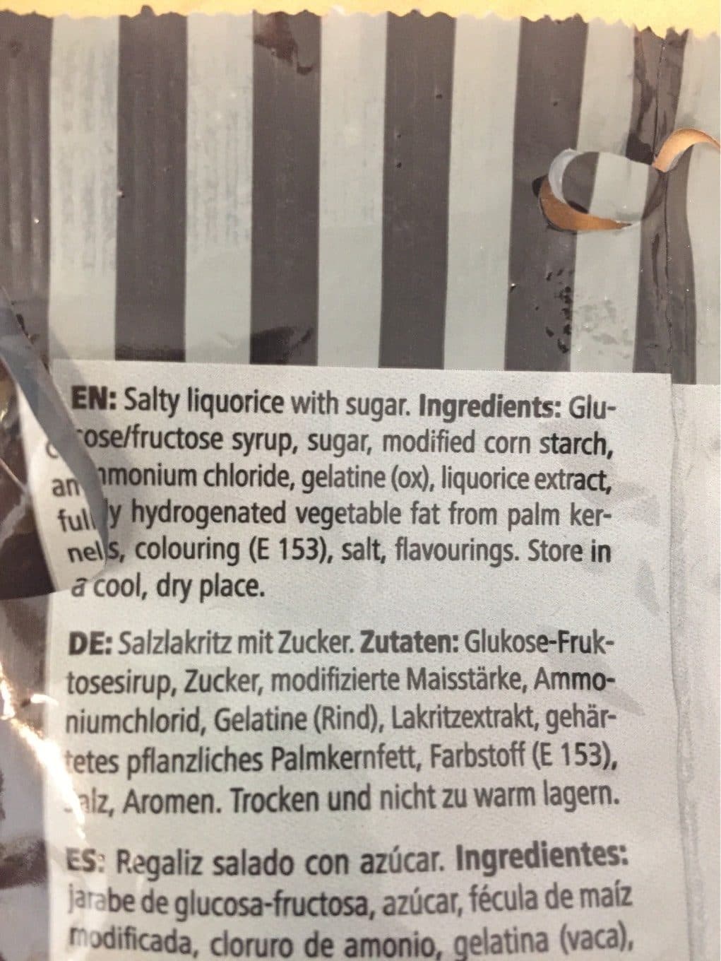 Tiger Salty liquorice fish packshot