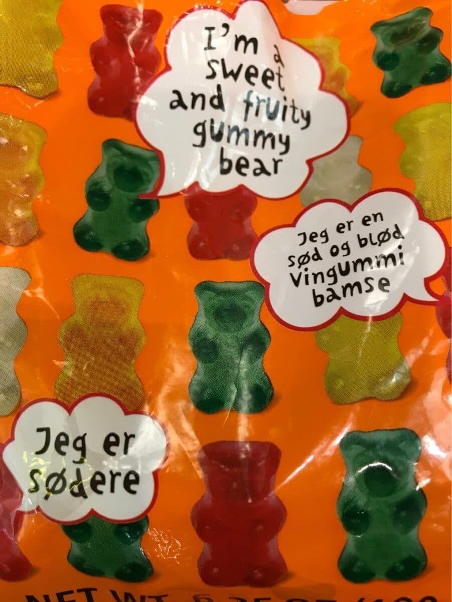 Open Food Facts Gummy bear packshot
