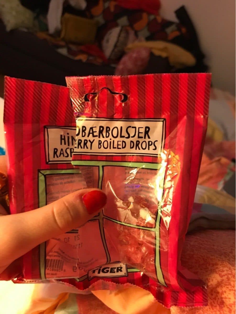 Open Food Facts Raspberry boiled drops packshot