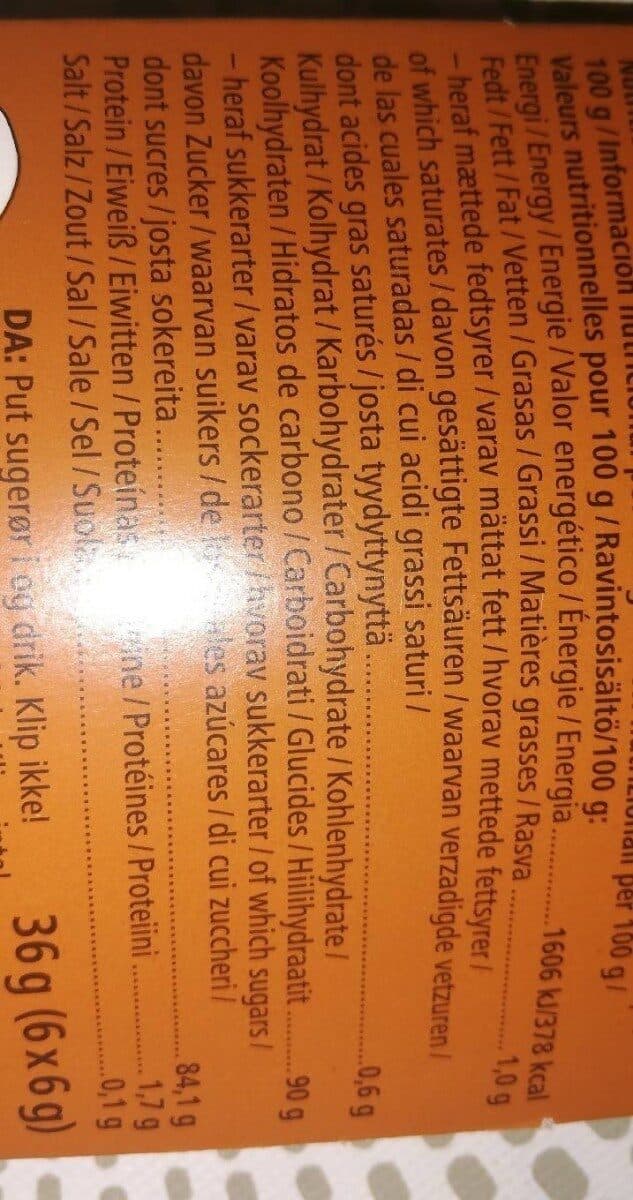 Open Food Facts Chocolate flavoured straws packshot