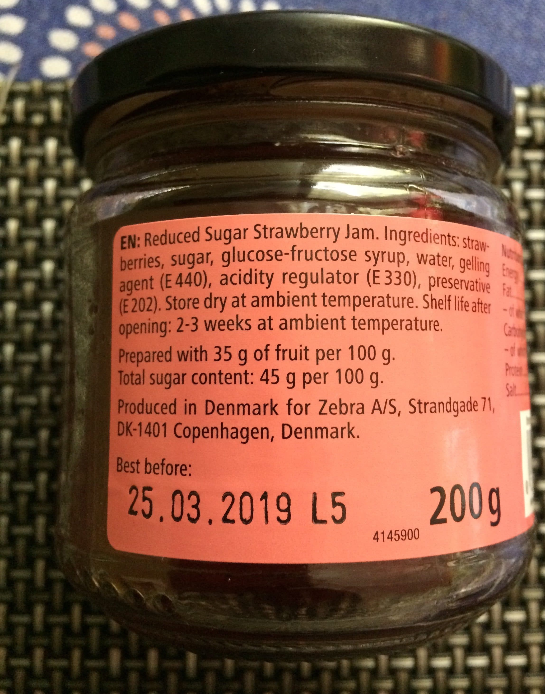 Tiger Strawberry jam packshot