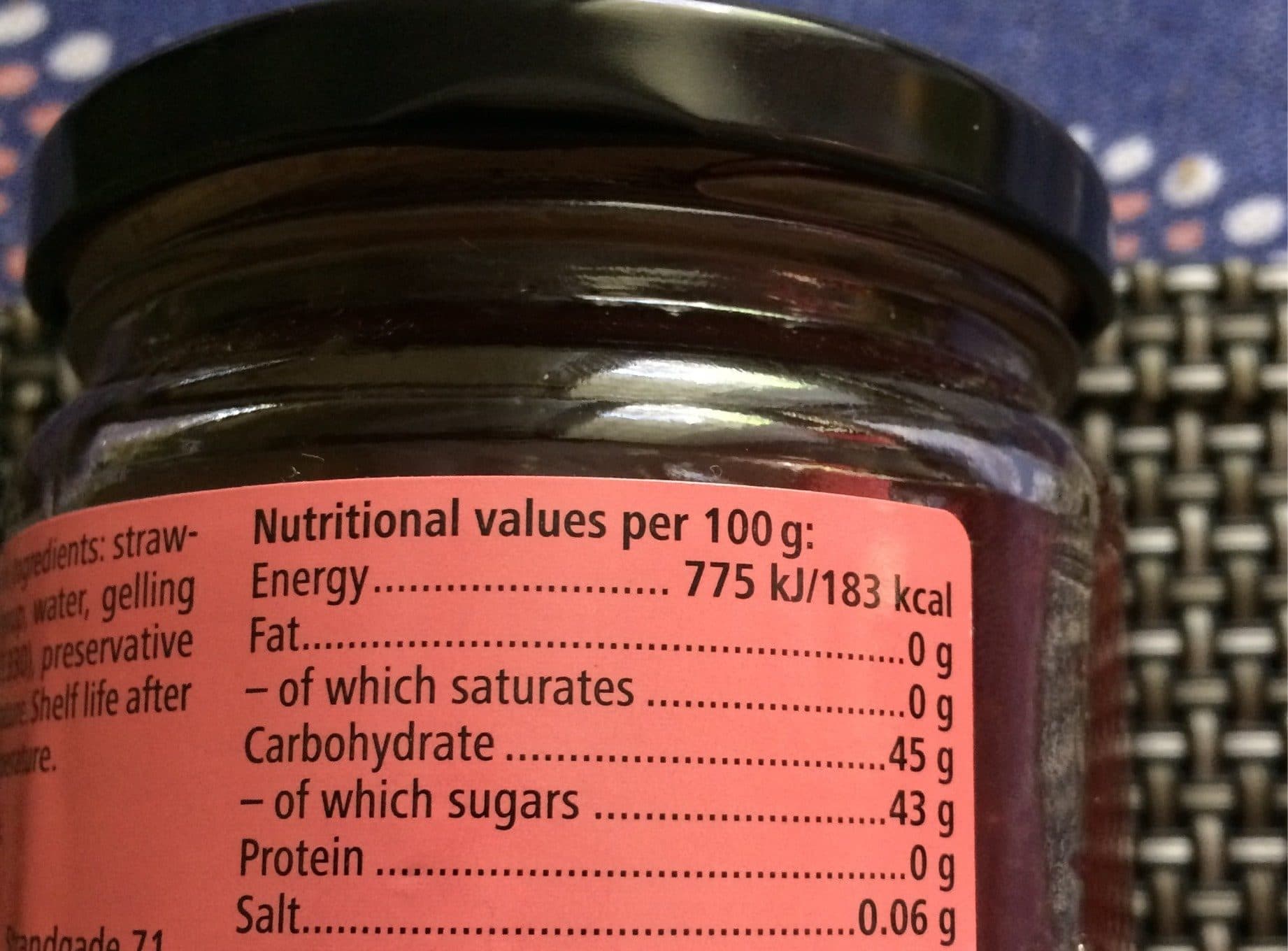 Tiger Strawberry jam packshot