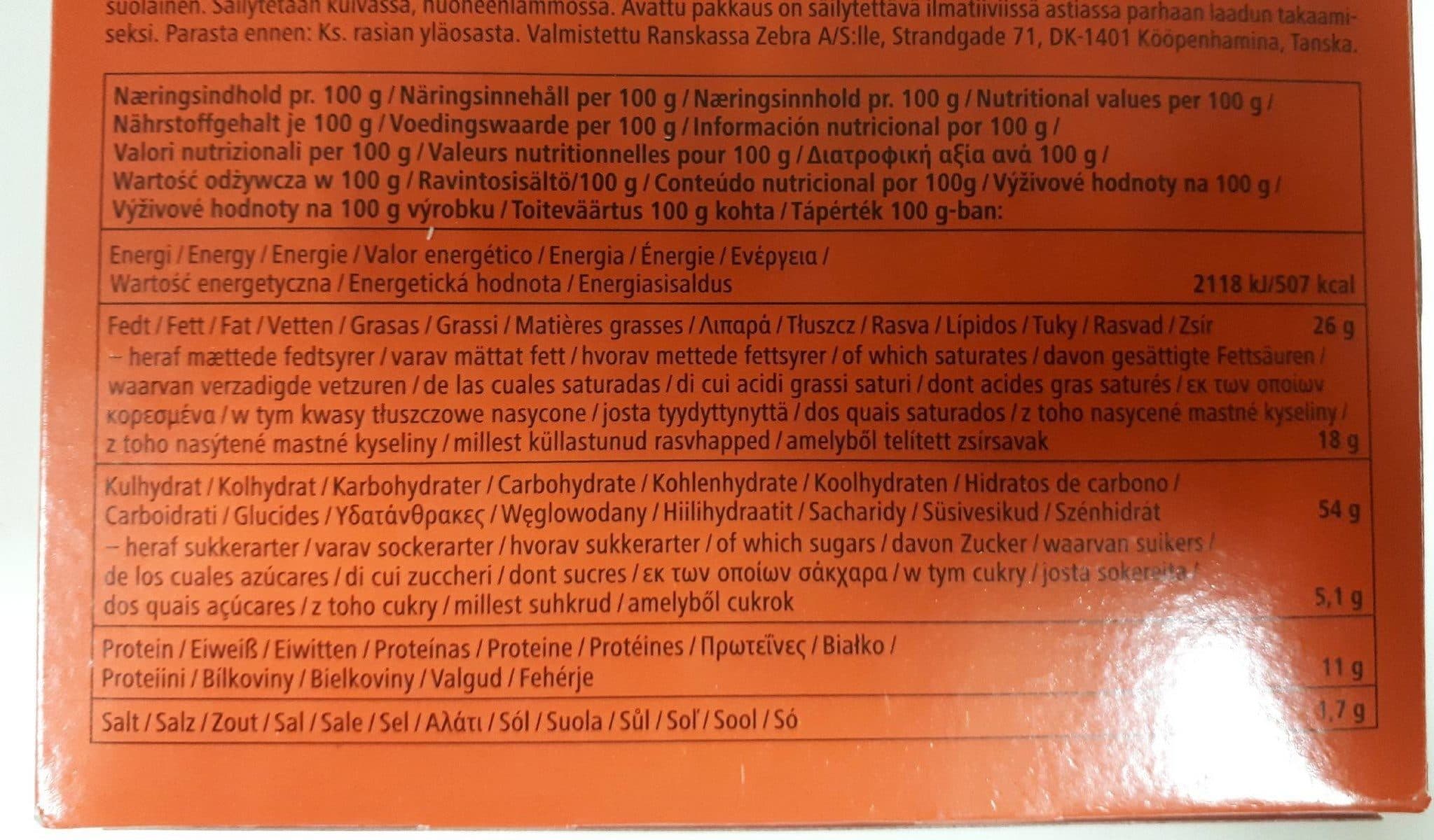 Open Food Facts Butterdejsstaenger packshot