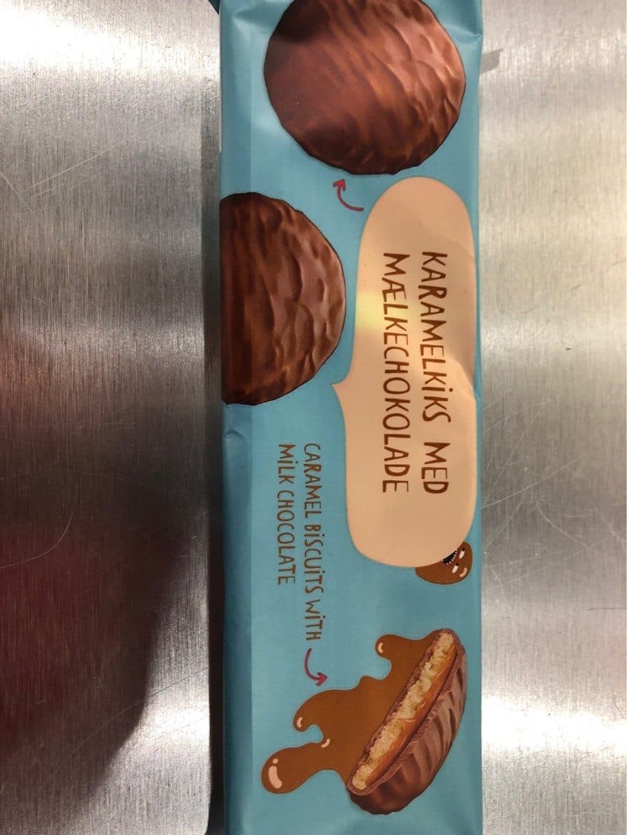 Open Food Facts Milk chocolate caramel biscuit packshot