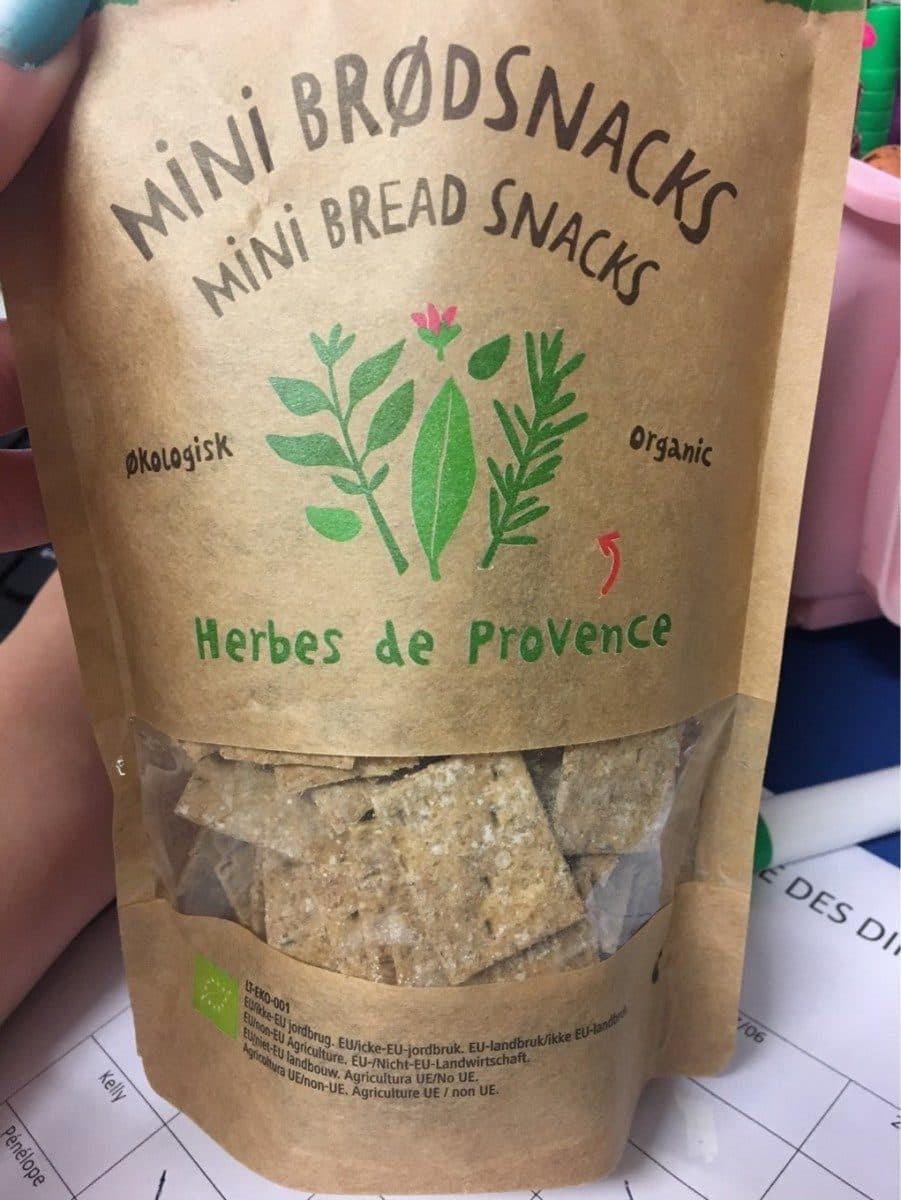 Open Food Facts Mini snacks herbes de provences packshot