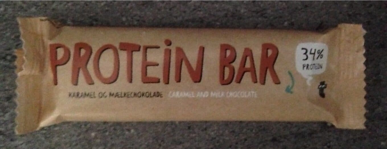 Tiger Protein bar caramel and milk chocolate packshot