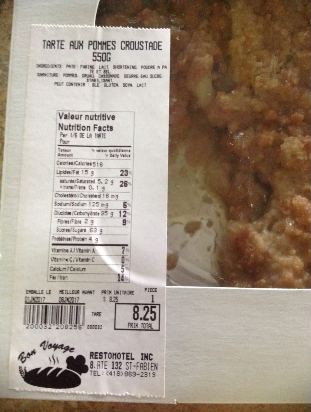 Maison Tarte aux pommes croustade packshot