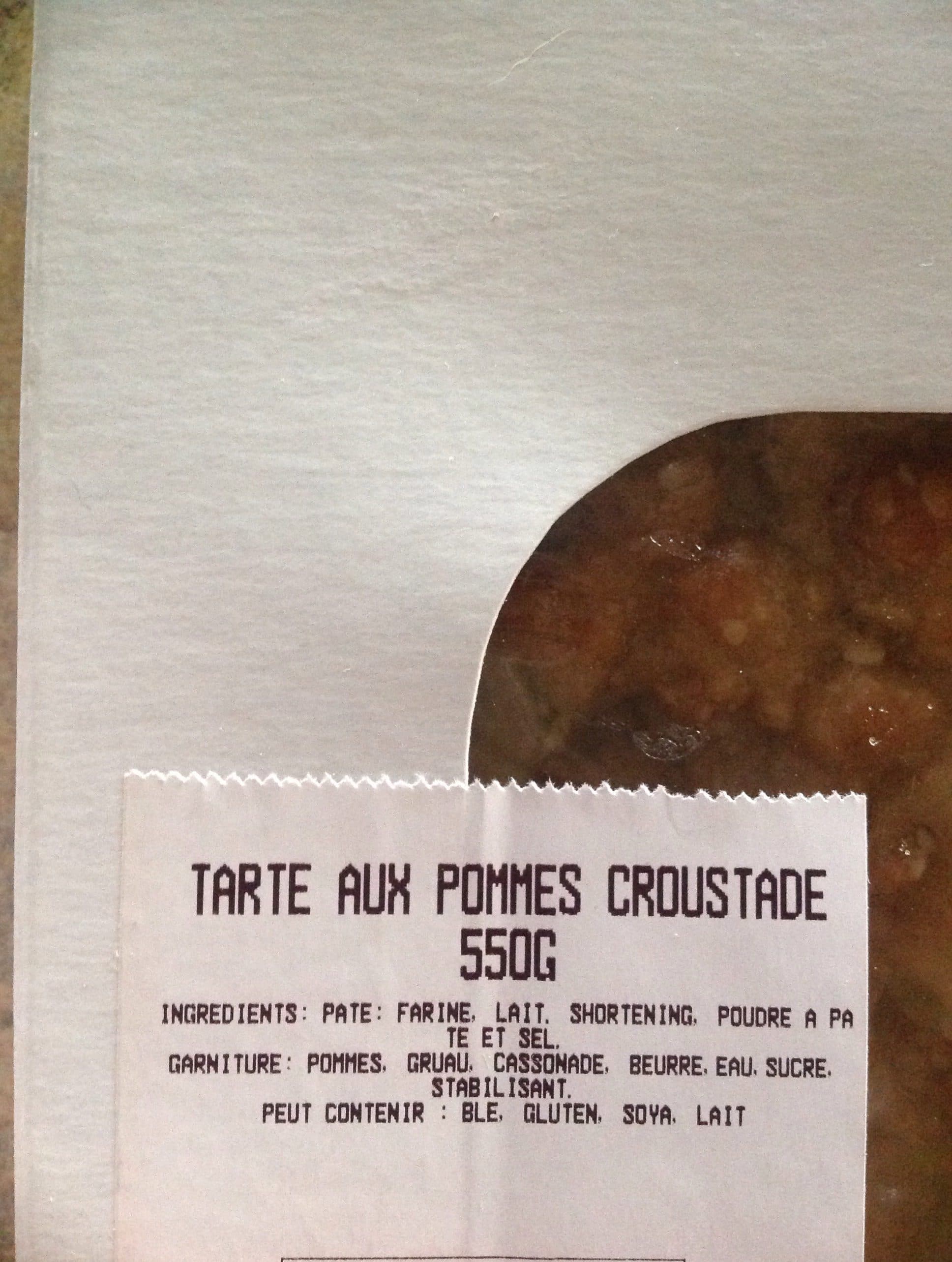Maison Tarte aux pommes croustade packshot