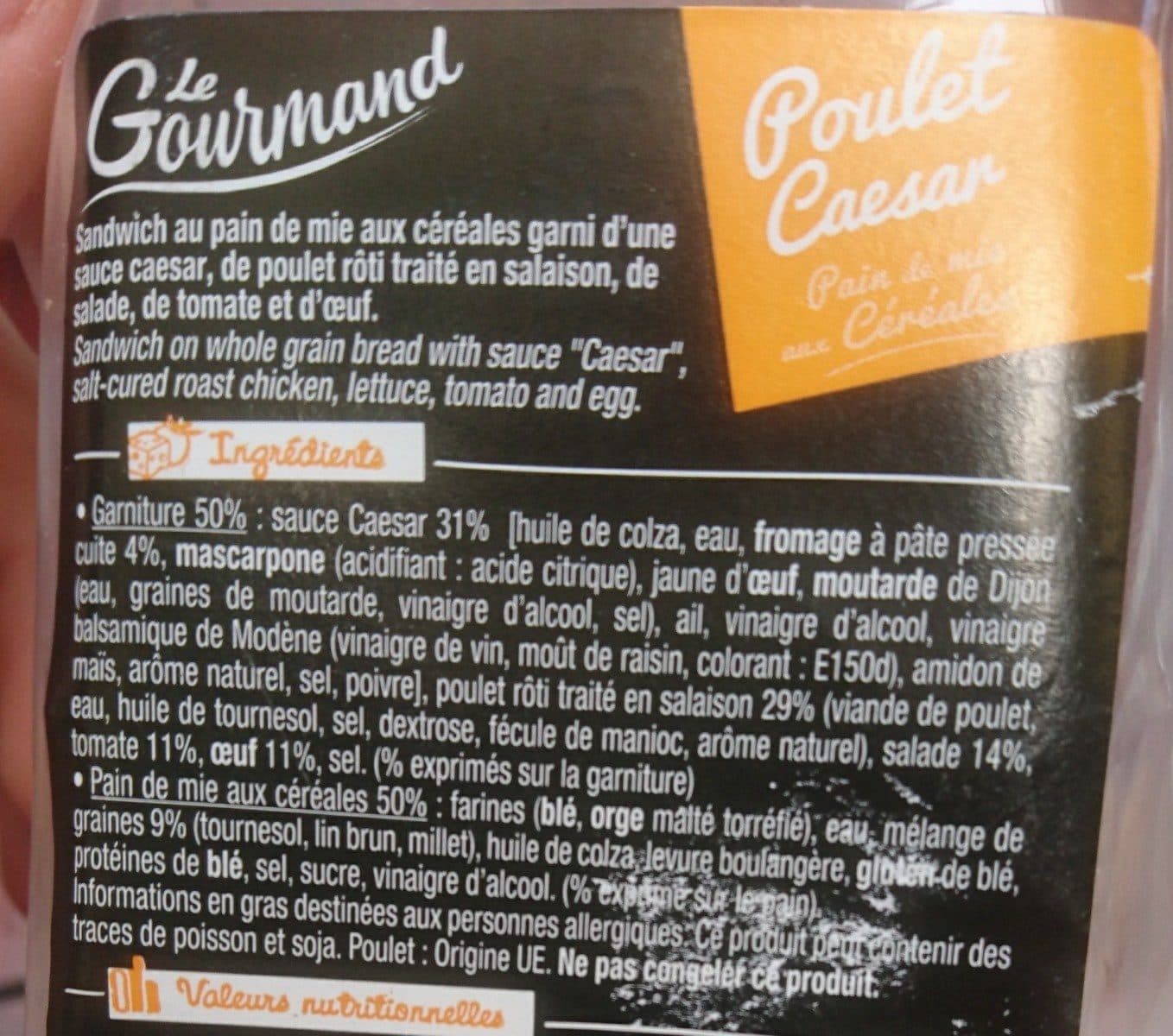 Open Food Facts Le gourmand packshot
