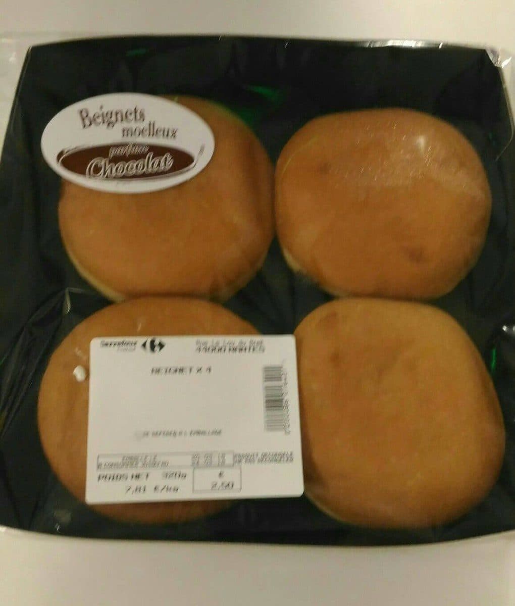 Open Food Facts Beignets x4 parfum Chocolat packshot
