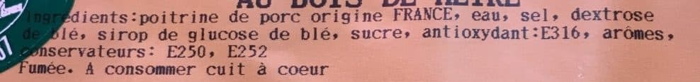 Open Food Facts Lardons fumés packshot