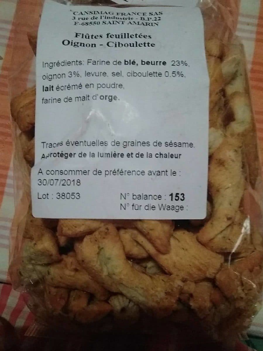 Open Food Facts Flûtes feuilletés packshot