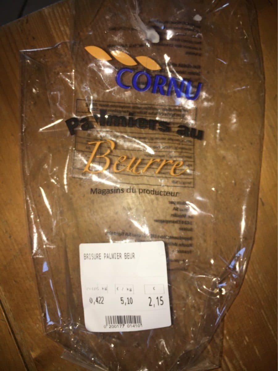 Open Food Facts Palmier au beurre packshot