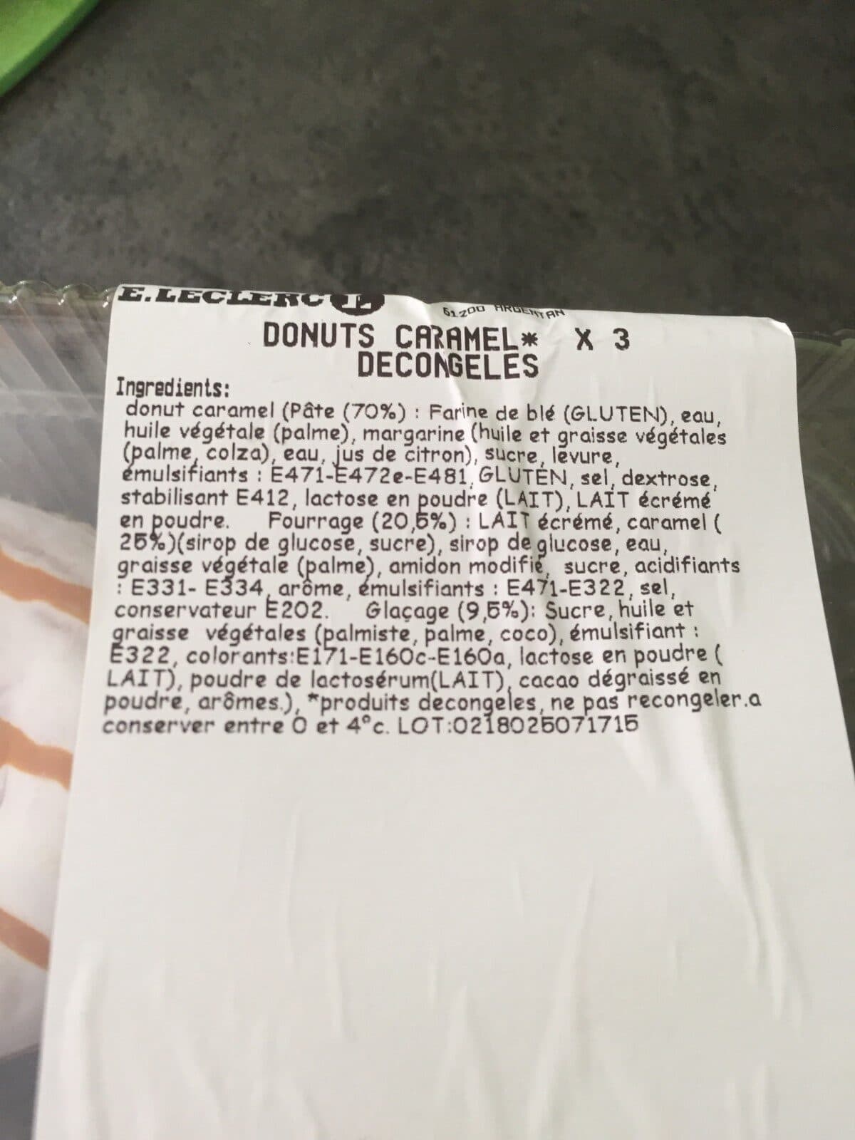 Open Food Facts Donuts caramel packshot