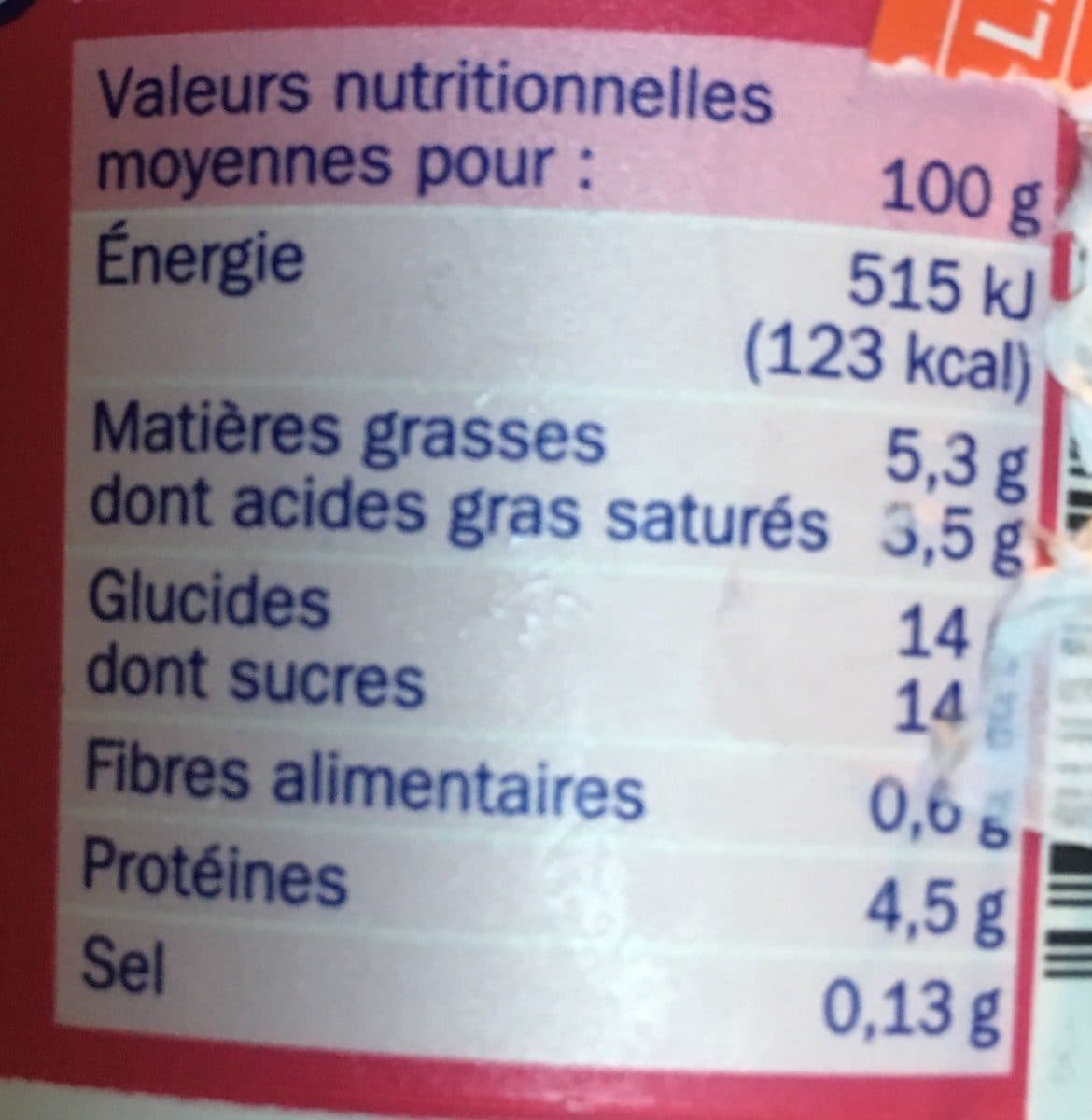 Open Food Facts Fromage blanc Framboise packshot