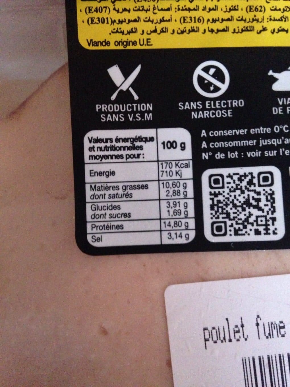 Delice Ikbal Poulet fume packshot