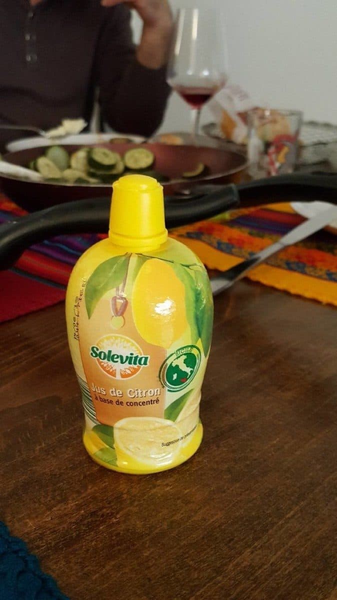 Solevita Jus de citron packshot