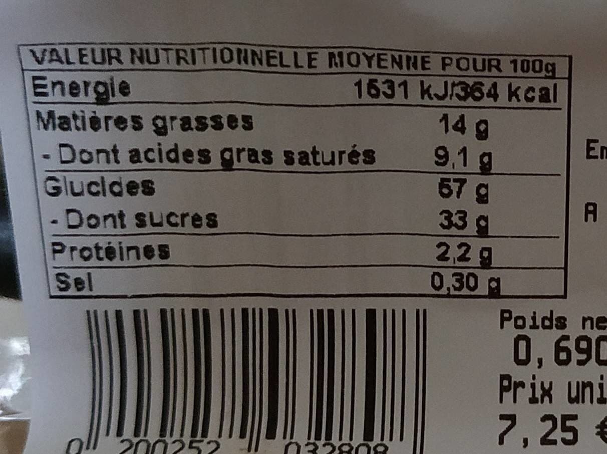 Open Food Facts Tarte citron packshot