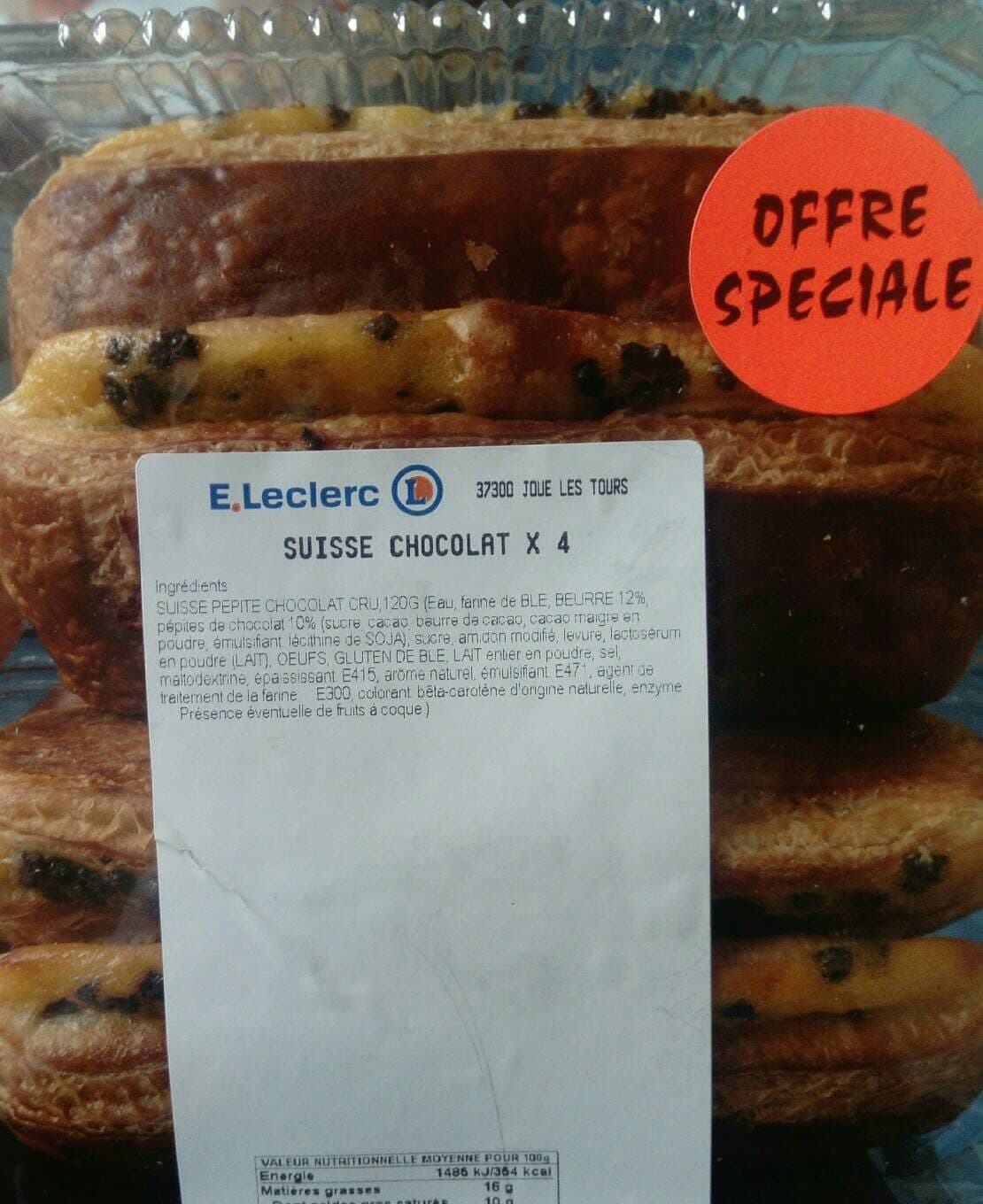 E.Leclerc Suisse chocolat packshot