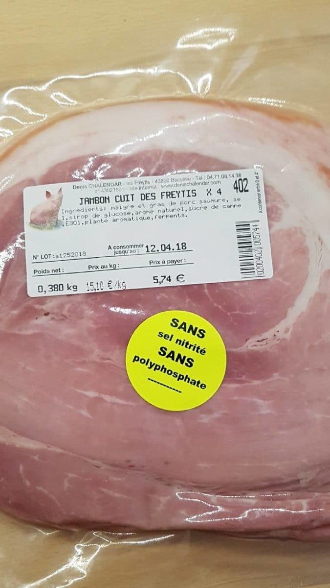 Open Food Facts Jambon cuit des Freytis packshot