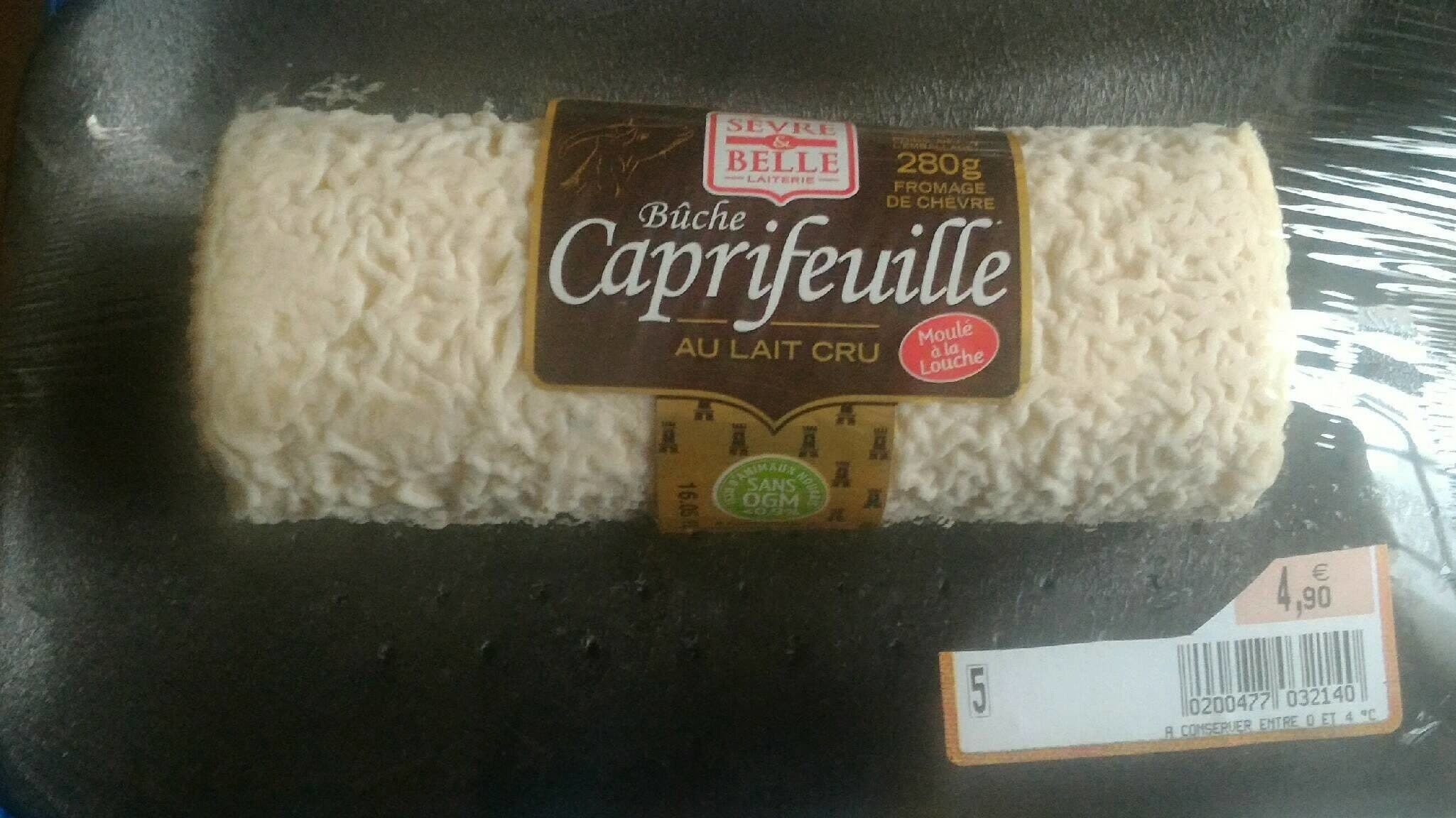 Open Food Facts Bûche Caprifeuille au lait cru packshot