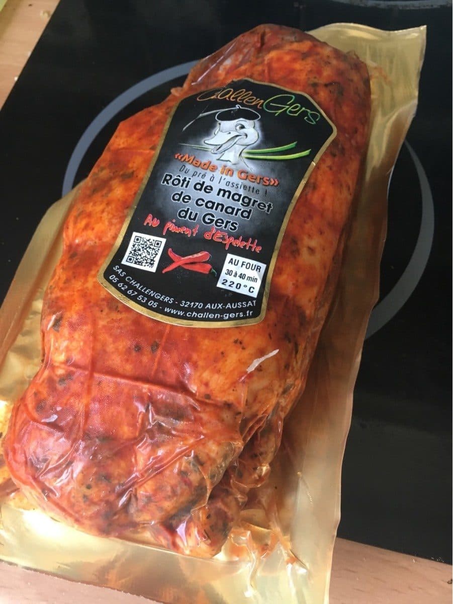 Open Food Facts Roti magret canard espelette packshot