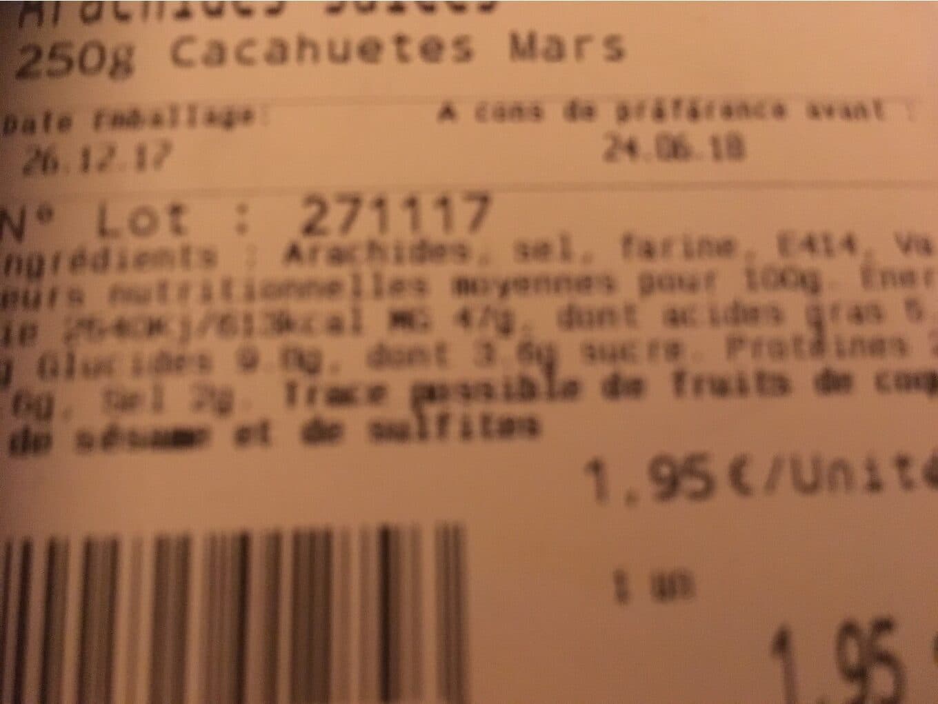 Gasprim Arachides salees packshot