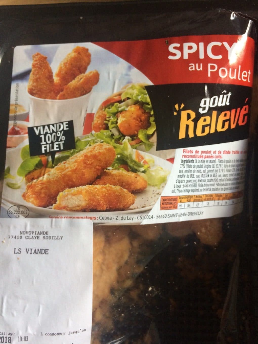 Grand Frais Spicy au poulet packshot