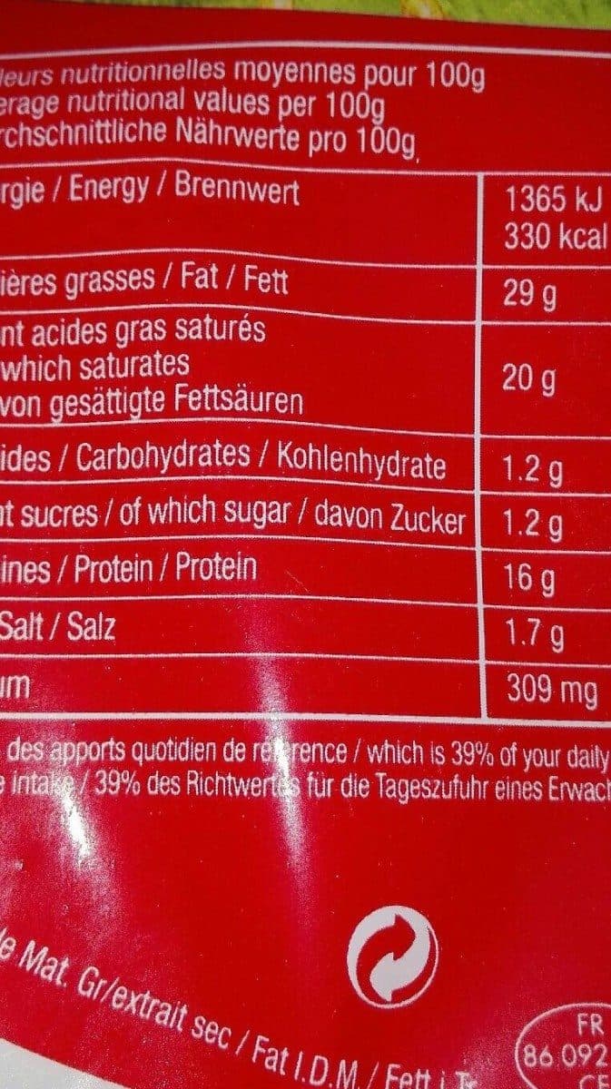 Open Food Facts Brie de chèvre packshot
