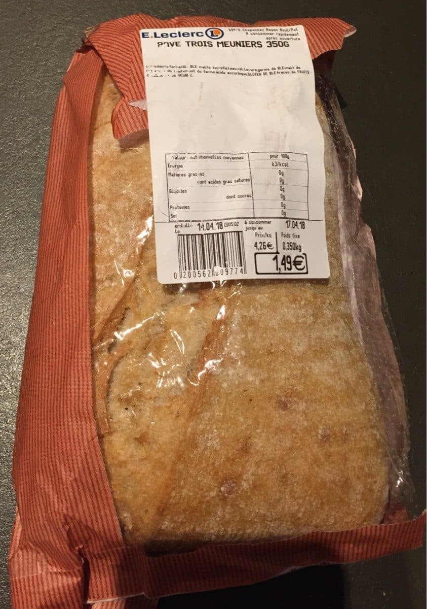 Open Food Facts Pain meunier packshot