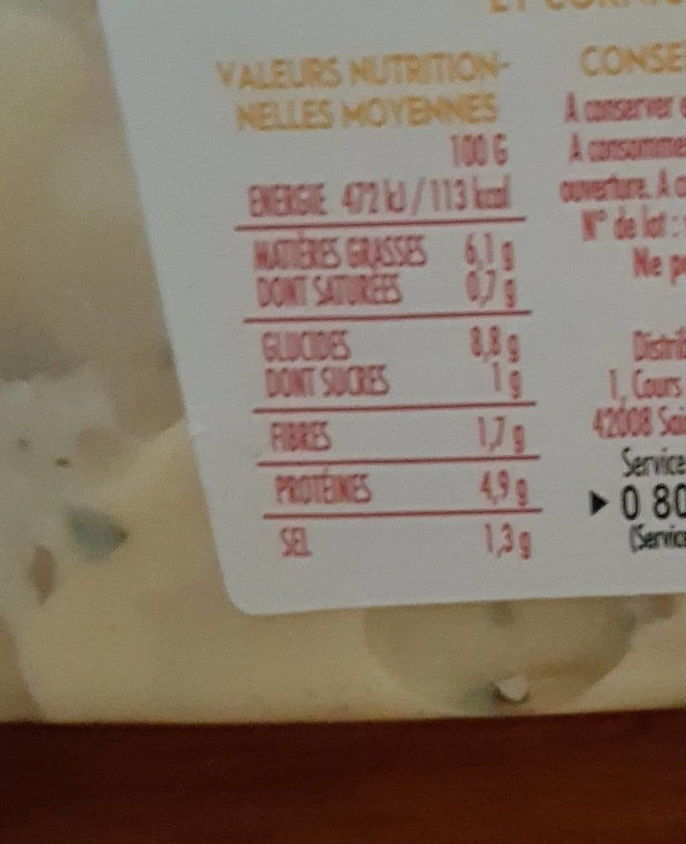 Open Food Facts Piemontaise packshot