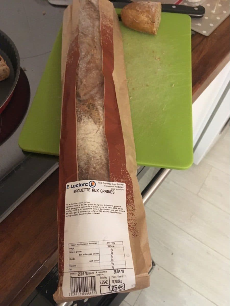 Open Food Facts Baguettes aux graines packshot