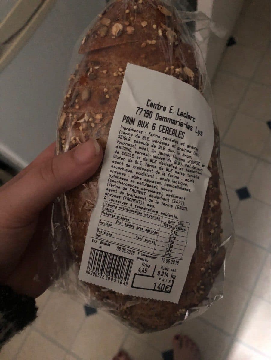 Open Food Facts Pain aux céréales packshot