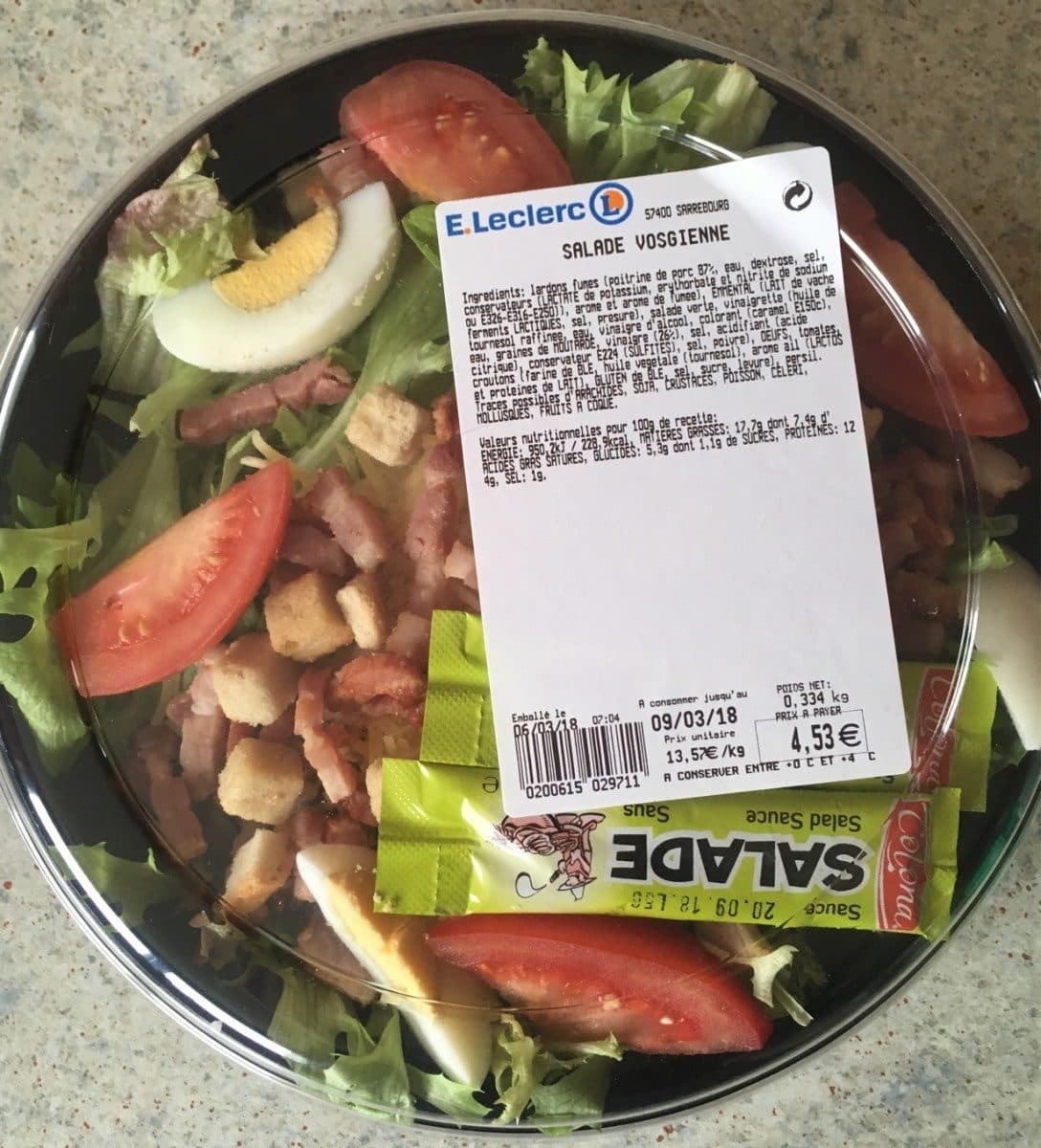 Open Food Facts Salade vosgienne packshot