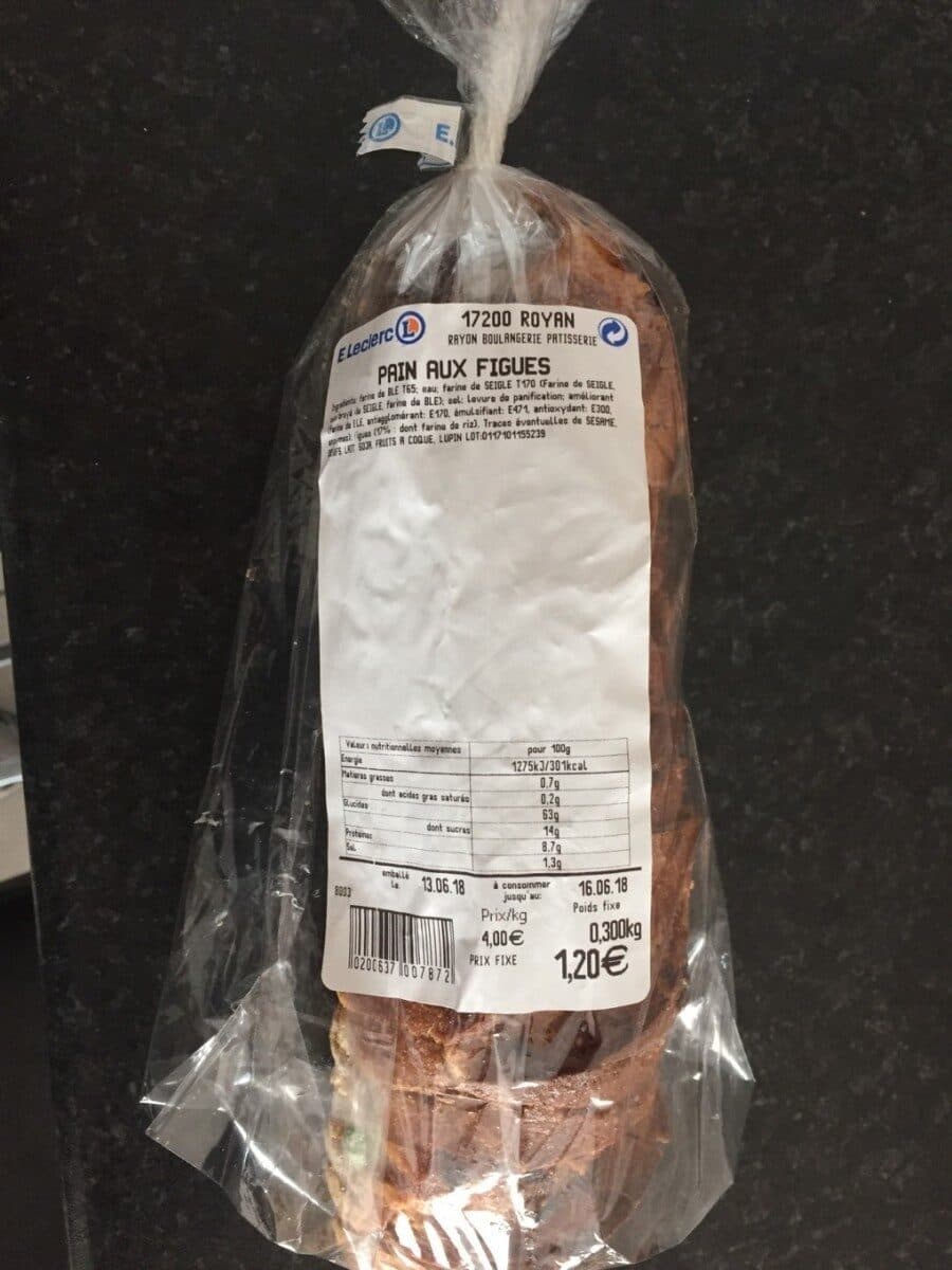 Open Food Facts Pain aux figues packshot