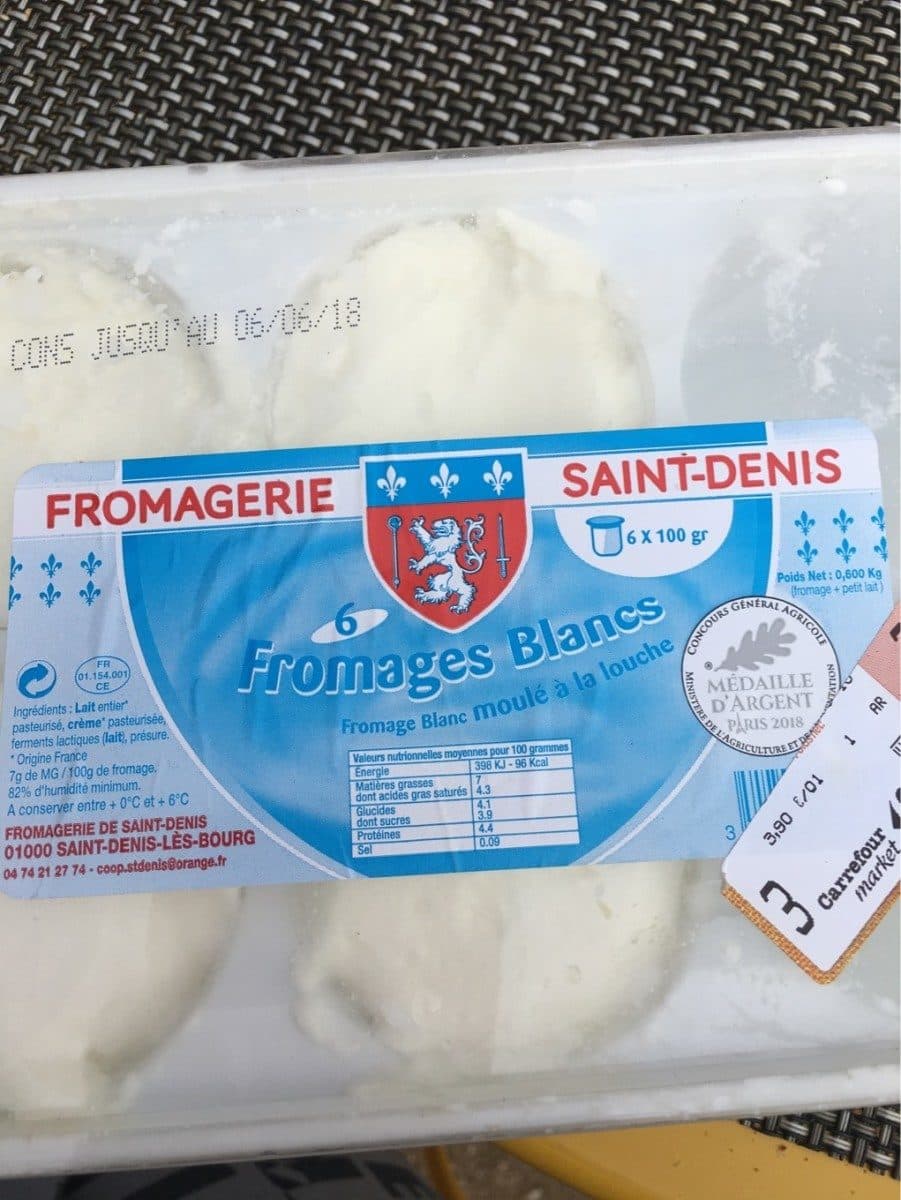 Open Food Facts Fromage blanc packshot