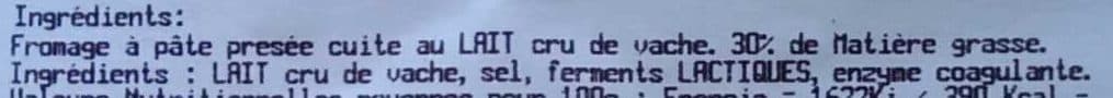 Leclerc Emmental longe lait cru packshot