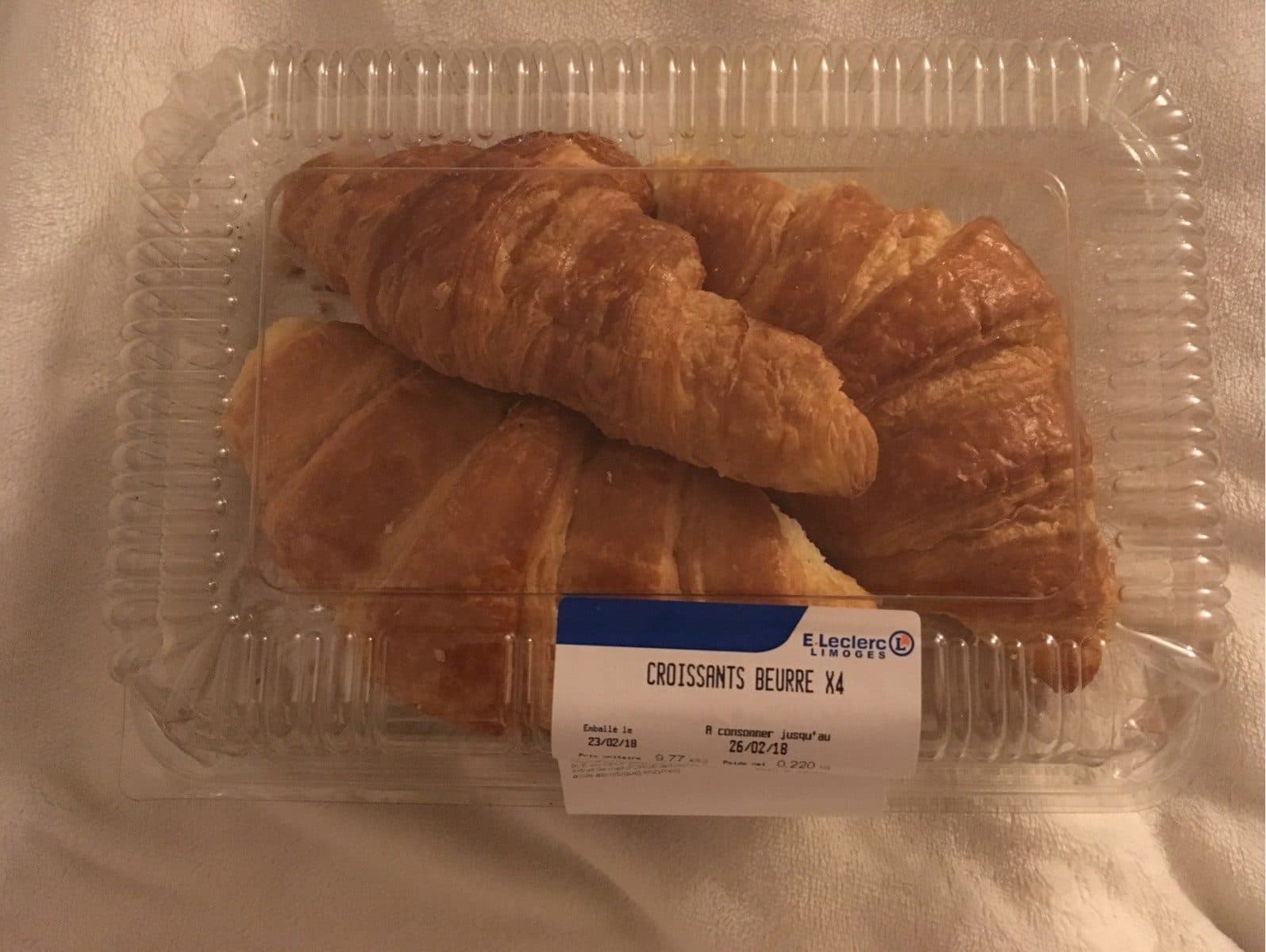 Leclerc Croissants beurre packshot