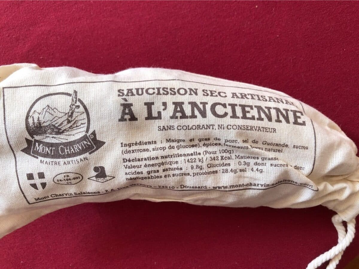 Open Food Facts Saucissonn a l'anciennne packshot